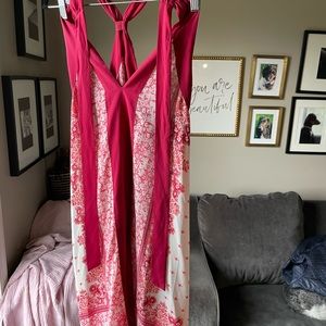 BCBG swing halter dress